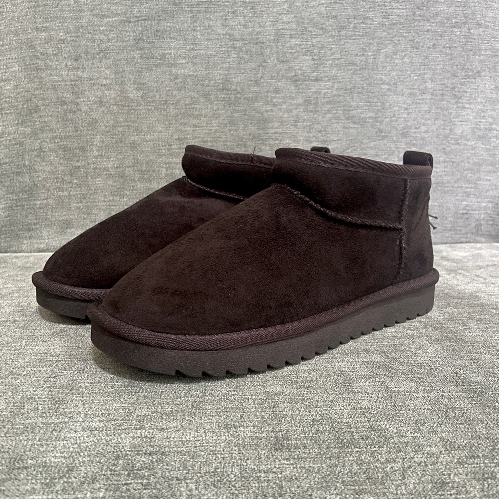 Maurices black suede ankle boots, women’s size 8